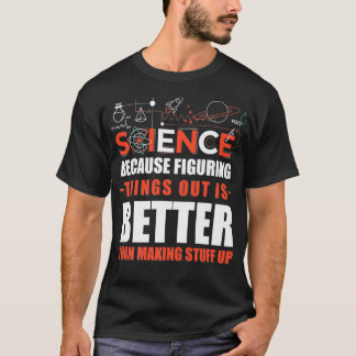 T-shirt Je Crois En Science, Blague Premium