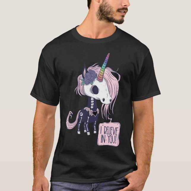 T-shirt Je Crois En Toi Unicorn (Devant)