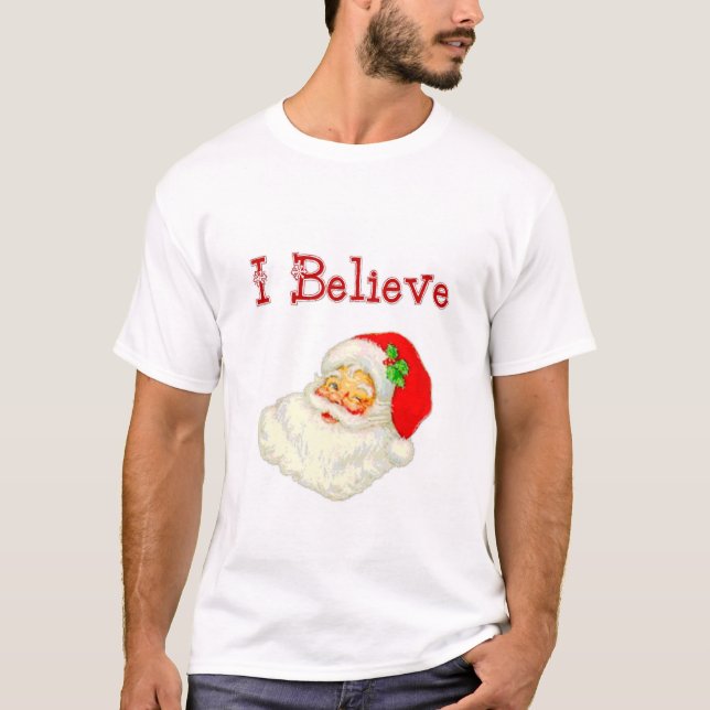 T-shirt Je crois Père Noël (Devant)