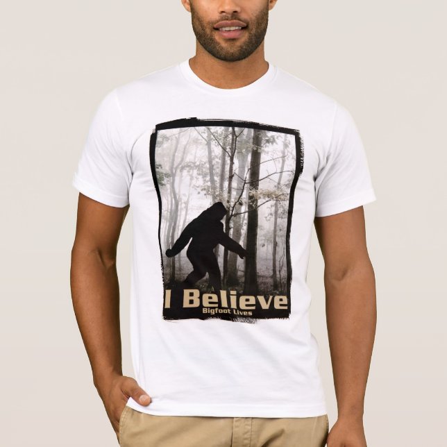 T-shirt Je crois que Bigfoot vit (Devant)