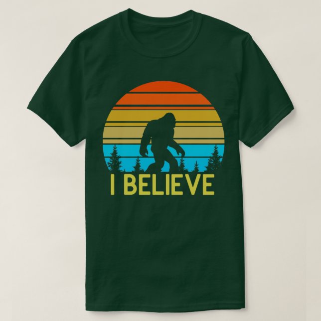 T-shirt Je crois que BigfootTShirt (Design devant)