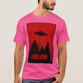 T-shirt Je crois (rouge)
