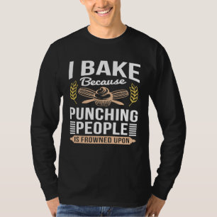T-shirt Je Cuis Parce Que Puncher Les Gens Est Congelé Sur