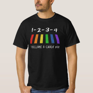 T-shirt Je déclare une guerre de calques