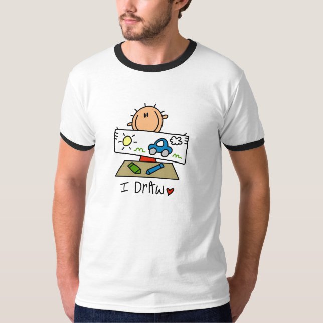 T-shirt Je dessine (Devant)