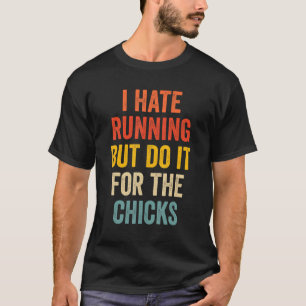 T-shirt Je Déteste Coureur Coureur Coureur Pour Hommes Vin