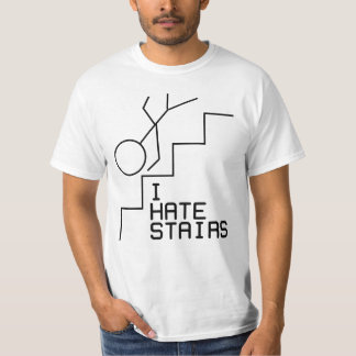 T-shirt Je déteste des escaliers