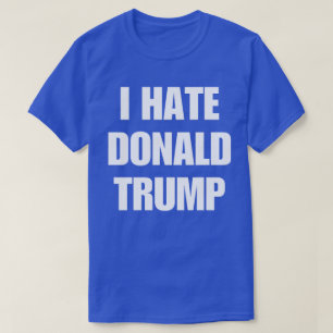 T-shirt Je déteste Donald Trump