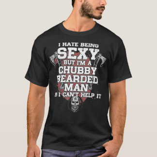 T-shirt Je Déteste Être Sexy, Mais Je Suis Un Homme Porté 