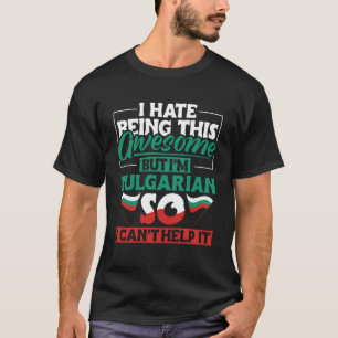 T-shirt Je déteste être si génial mais je suis des racines