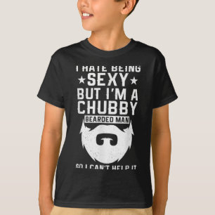 T-shirt Je déteste être Y mais je suis un homme barbu et g