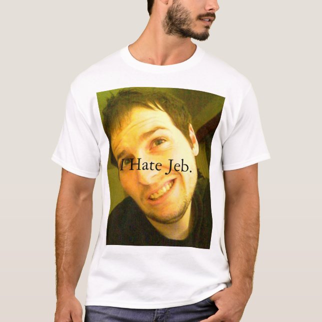 T-shirt Je déteste Jeb. (Devant)