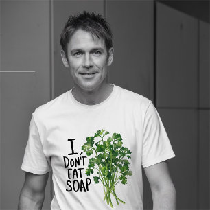 T-shirt Je déteste la coriandre / le cilantro