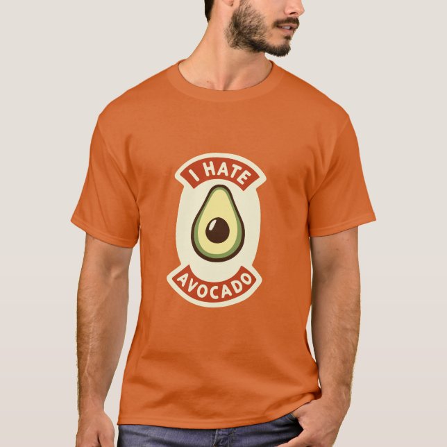 T-shirt Je déteste l'avocat (Devant)