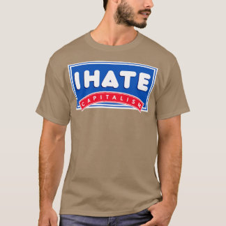 T-shirt je déteste le capitalisme