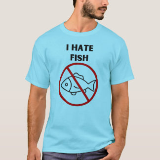 T-shirt Je déteste le poisson