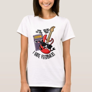 T-shirt Je déteste les commentaires drôles de pun de guita