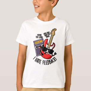 T-shirt Je déteste les commentaires drôles de pun de guita