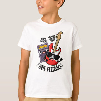 T-shirt Je déteste les commentaires drôles de pun de guita