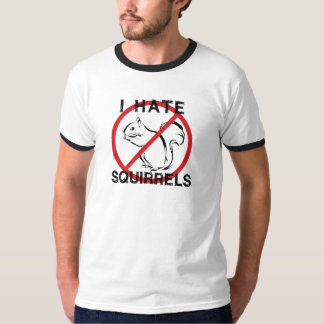 T-shirt Je déteste les écureuils