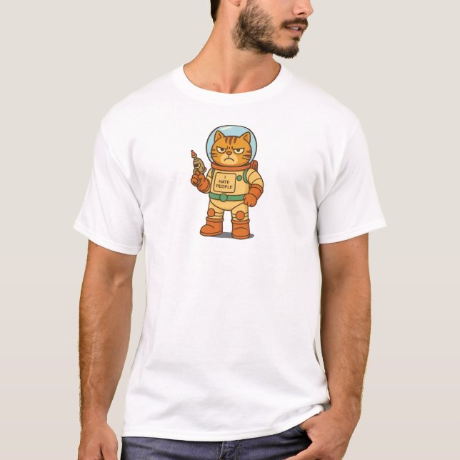 T-shirt Je déteste les gens (Devant)