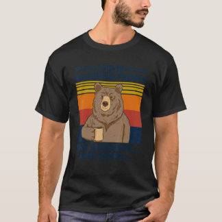 T-shirt Je Déteste Les Matins, Les Matins Et Les Gens