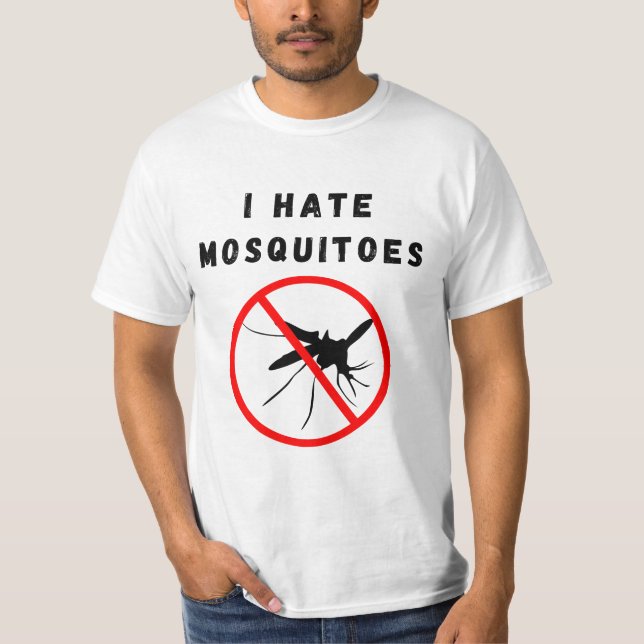 T-shirt Je déteste les moustiques (Devant)