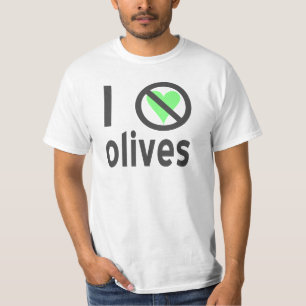 T-shirt Je déteste les olives (noires)