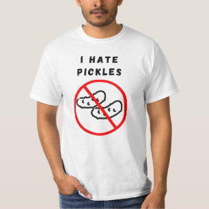 T-shirt Je déteste les pickles