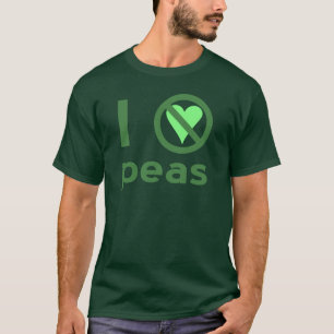 T-shirt Je déteste les pois