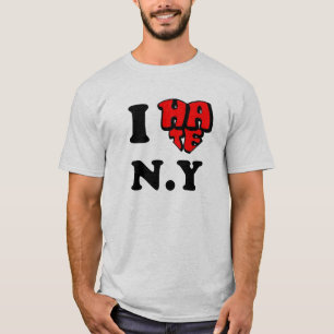 T-shirt je déteste les types ny