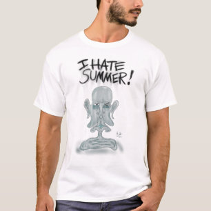 T-shirt JE DÉTESTE L'ÉTÉ ! - transpirer et fondre