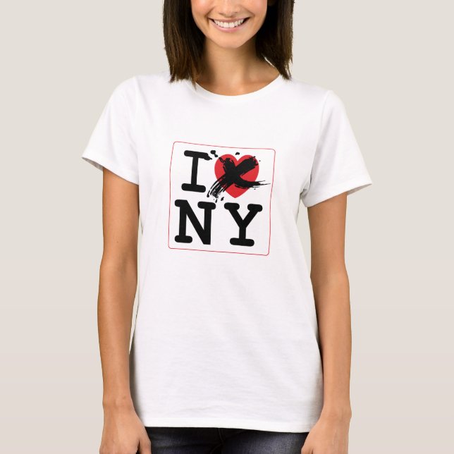 T-shirt Je déteste New York (Devant)