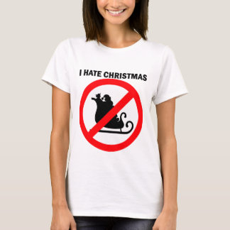 T-shirt Je déteste Noël