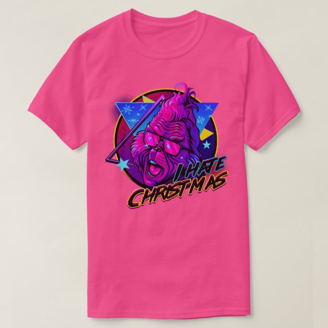 T-shirt Je déteste Noël (Design devant)