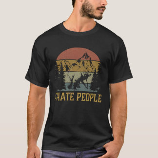 T-shirt Je déteste que les gens disent pour les campeurs