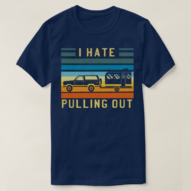 T-shirt Je déteste retirer  (Design devant)