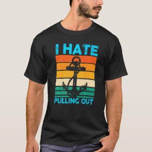 T-shirt Je Déteste Sortir Du Bateau Bateau