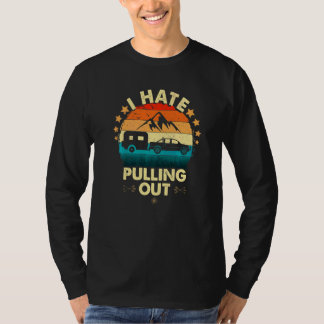 T-shirt Je déteste sortir la caravane Camping
