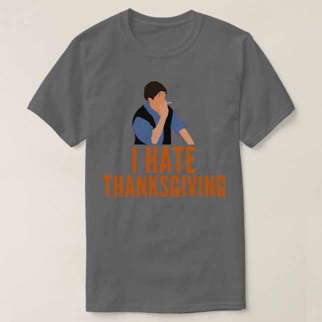 T-shirt Je déteste Thanksgiving drôle (Design devant)