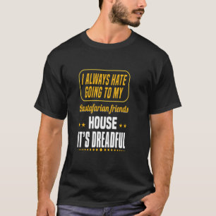 T-shirt Je déteste toujours aller chez mon ami rastafari