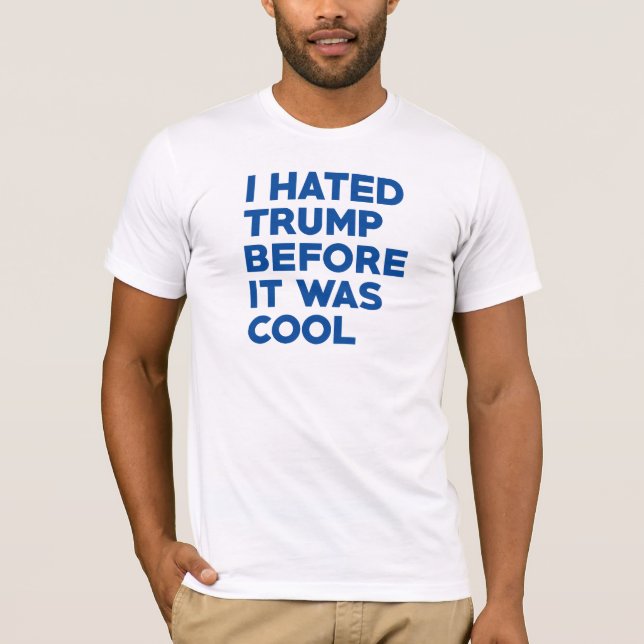 T-shirt Je déteste Trump (Devant)