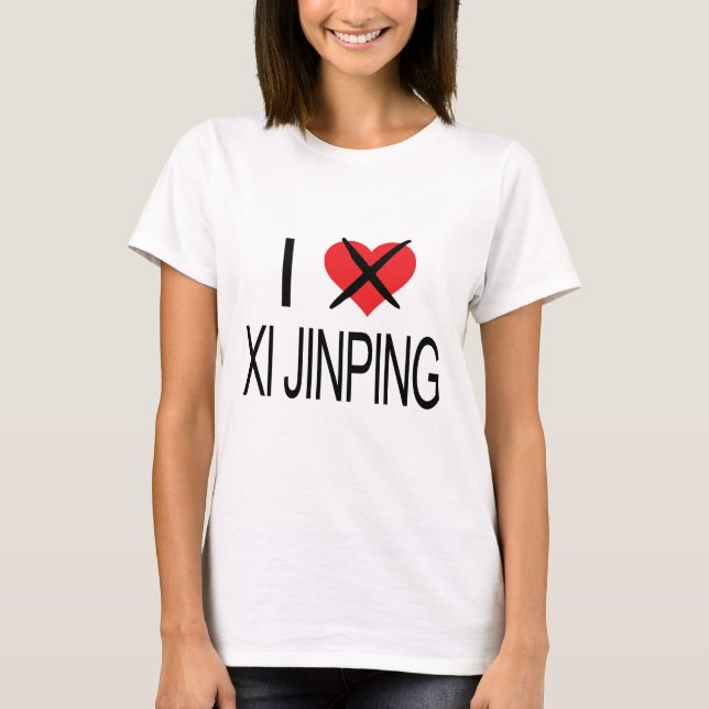 T-shirt JE DÉTESTE XI Jinping (Devant)