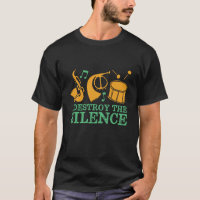 Je Détruis Le Silence Funny Marching Band