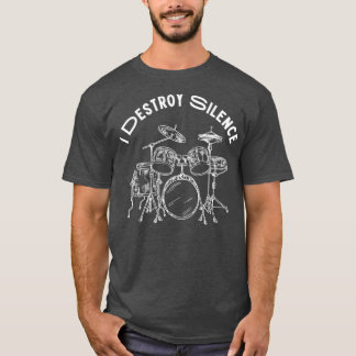 T-shirt Je détruit le silence (9)
