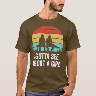 T-shirt Je Devrais Voir Un Citation De Fille