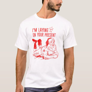 T-shirt Je dîne sur ton Noël de Père Noël