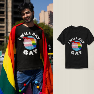 T-shirt Je dirai Gay Florida LGBTQIA Rainbow LGBT Pride