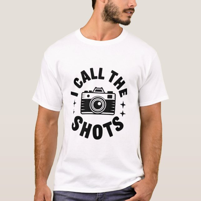 T-shirt Je dirige la caméra blague (Devant)
