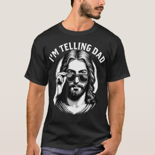 T-shirt Je Dis À Papa Jésus Amoureux Drôle